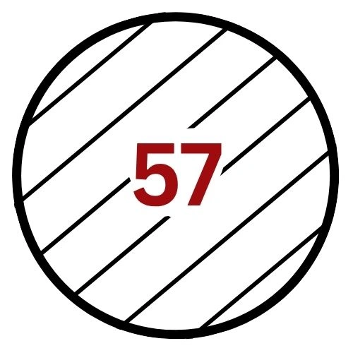 57 cm
